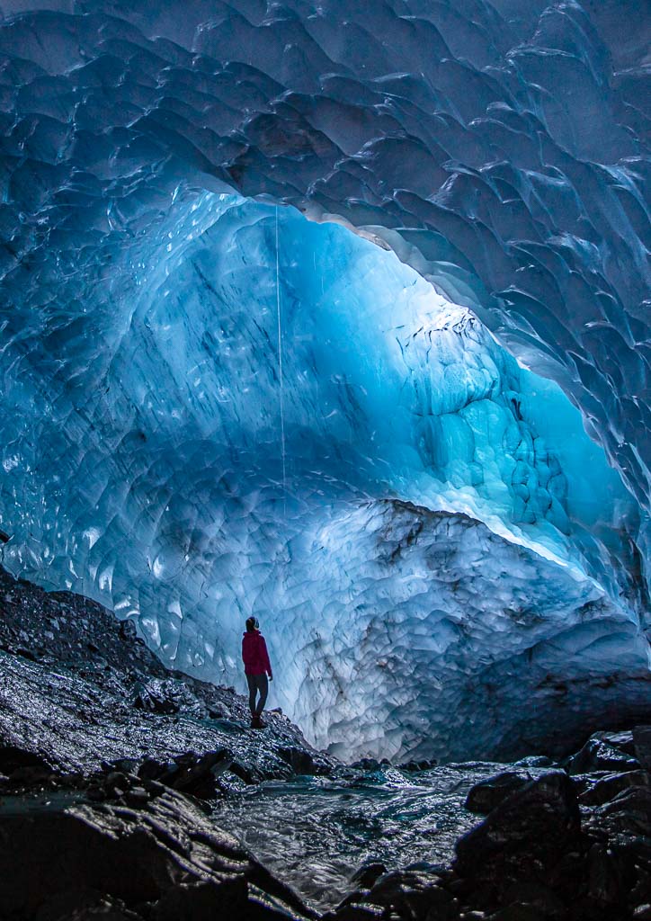 The only cool thing I really did in 4 months Byron Glacier Ice Cave, Byron Glacier, Girdwood, Alaska