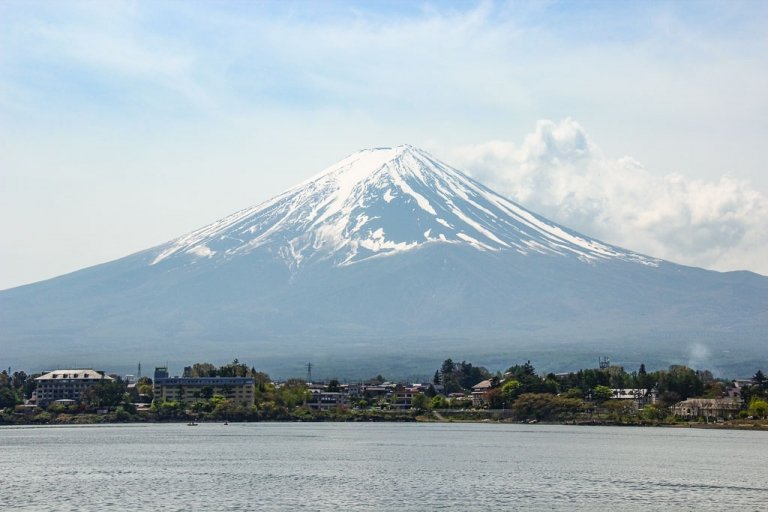 Mount Fuji, Fuji, Kawaguchi, Kawaguchiko, Lake Kawaguchiko, Kawaguchiko Lake, Japan, Tokyo to Kawaguchiko, Asia