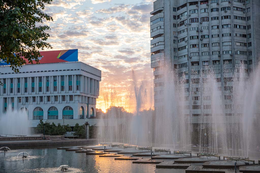 Republic Square, Almaty, Kazakhstan
