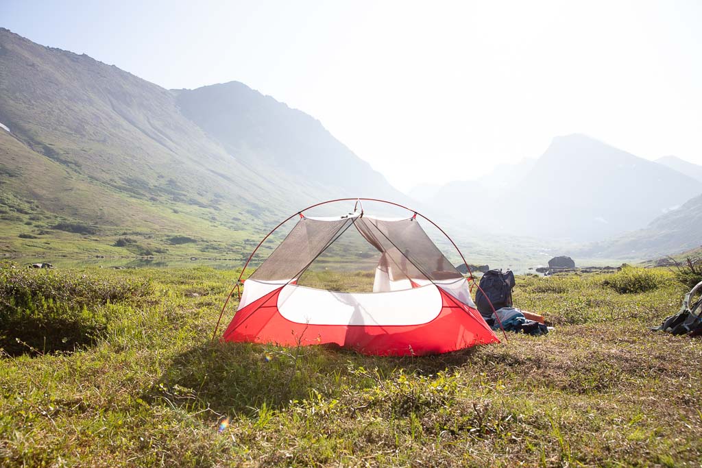 Camping Williwaw Lakes, Camping Anchorage, Anchorage, Alaska, Church State Park