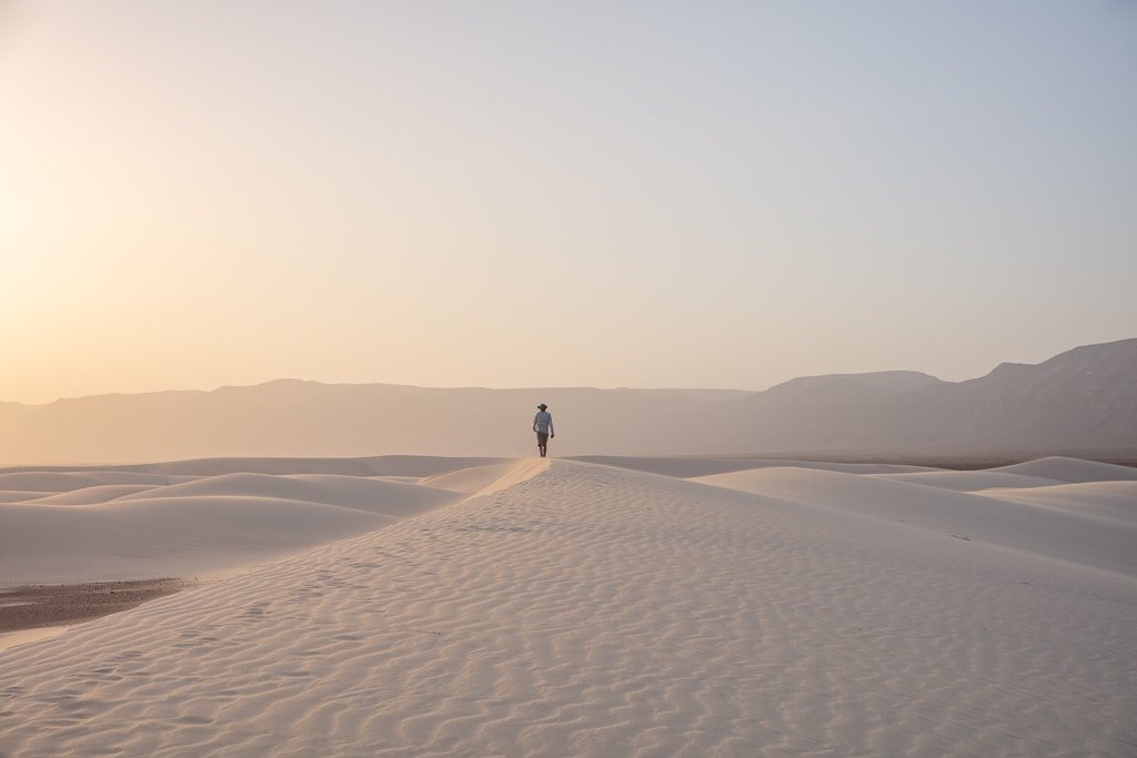 Socotra, Socotra Island, Yemen, Zahek, Zaheq, Zahek sand dunes, Zahek dunes, Socotra sand dunes sunset
