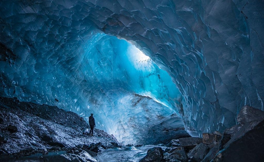 Byron Glacier Ice Cave, Byron Glacier, Girdwood, Alaska, ice cave, glacier, Alaska glacier, Alaska ice cave