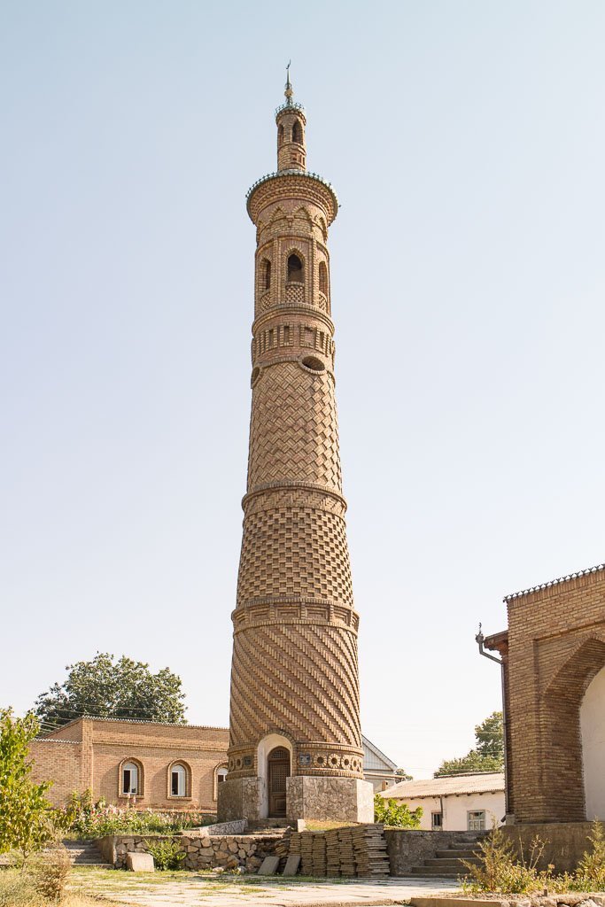 Hazrat i Shah, Hazrat i Shah Minaret, Hazrat i Shah Mosque, Shahr e Kuhna, Istaravshan, Tajikistan, Sughd