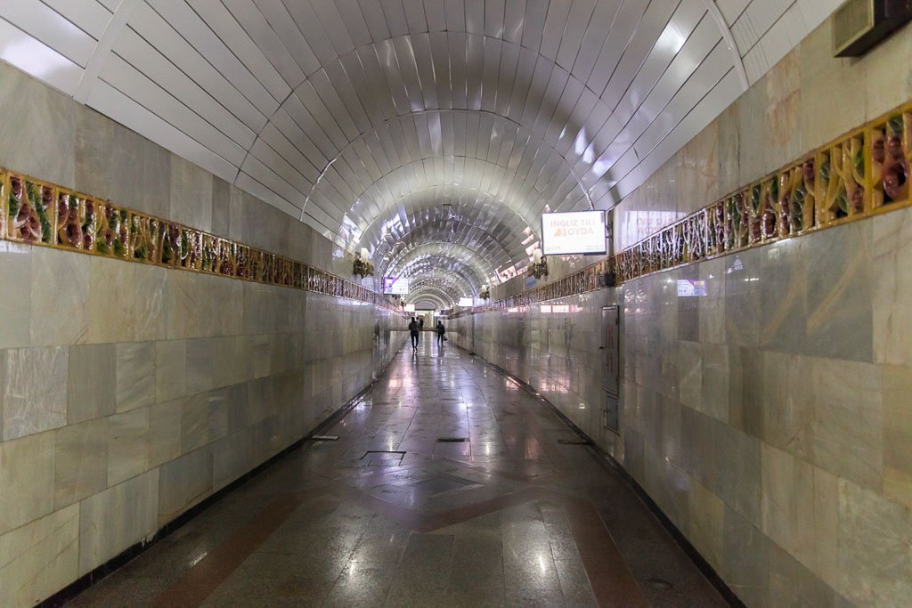 Tashkent Metro Tunnel, Tashkent Metro, Tashkent, Uzbekistan, Ozbekiston, Central, Asia, metro, subway, Uzbekistan metro, Uzbekistan metro