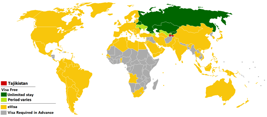 Visa policy of Tajikistan