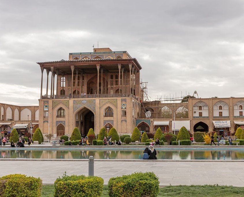 Kakh e Ali Qopu, Ali Qopu Palace, Ali Qopu Palace Esfahan, Naqsh e Jahan Square, Esfahan, Isfahan, Persia, Iran