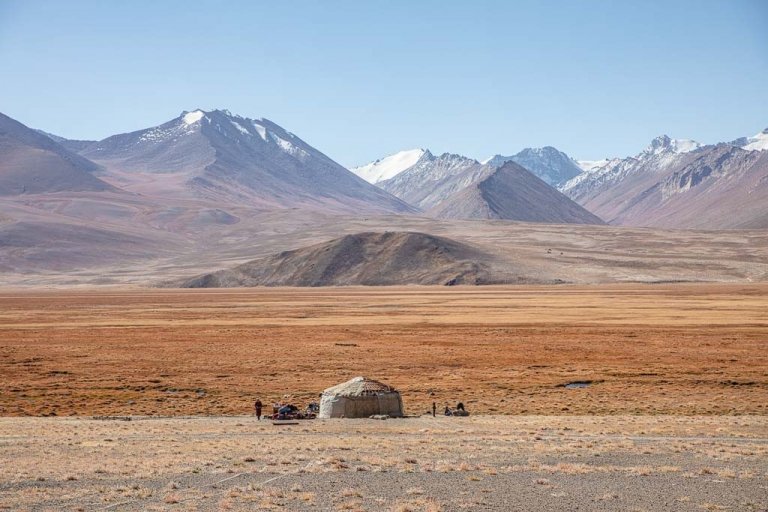 Yurt, Yurt Alichur, Alichur, Pamir, Pamirs, Pamir Highway, Eastern Pamir, Tajikistan