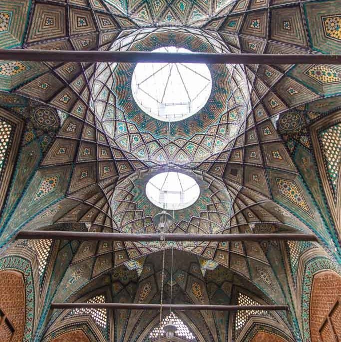 Caravanserai, Caravanserai Bazar e Bozorg, Bazar e Bozorg, Bazar e Bozorg Esfahan, Esfahan, Isfahan, Persia, Iran