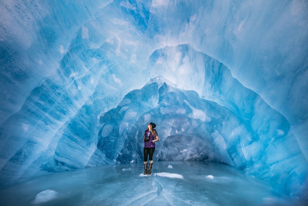 10 reasons to visit alaska, Spencer Glacier, Ice Cave, Alaska, Spencer Glacier Ice Cave, Glcier, Blue, Ice, Ice Caving, Paid Travel Blogger