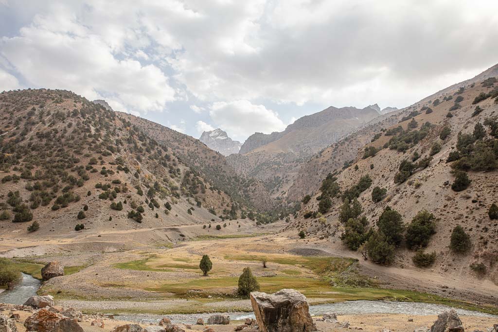 Pshtikul, Pshtikul River, Pshtikul Valley, Dukdon Pass, Fann Mountains, Sughd, Tajikistan, Central Asia