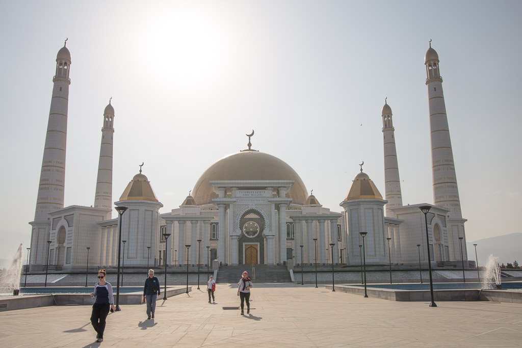Ruhy Mosque, Ashgabat, Turkmenistan, Ashgabat mosque, Turkmenistan mosque, Central Asia
