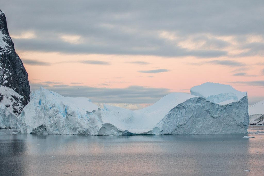Iceberg in Lemaire Channel near Booth Island, Antarctica