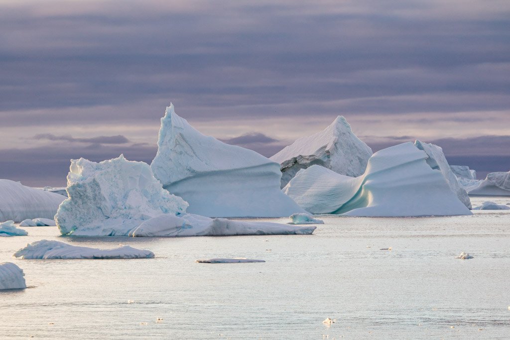 Icebergs, Girard Bay, Lemaire Channel, Antarctica