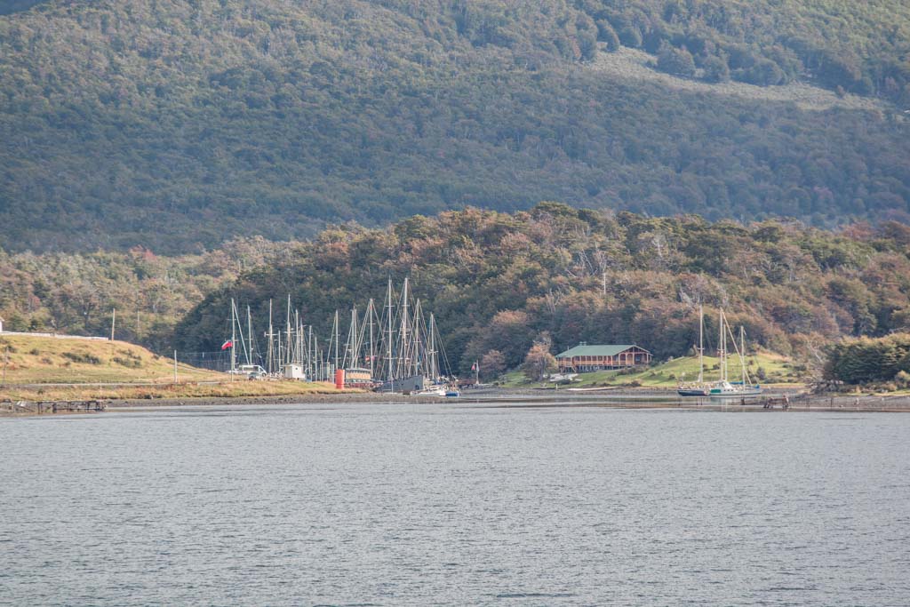 Puerto Williams Boat Harbor, Micalvi Yacht Club, Navarino Island, Chile, South America, Puerto Williams Yacht Club