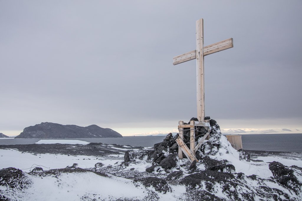 Shackleton Party Cross, Scott's Hut, Cape Evans, McMurdo Sound, Antarctica, Cape Evans Cross, Scott's Hut Cross