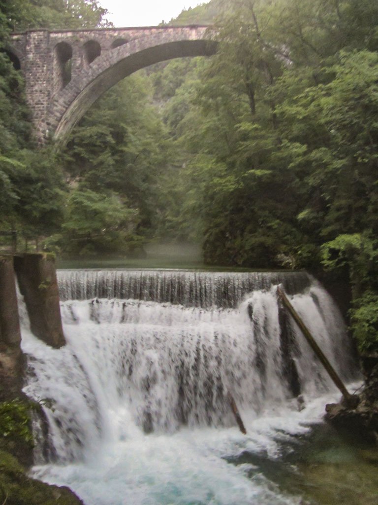 Šum Waterfall, Vintgar Gorge, Triglav National Park, Slovenia