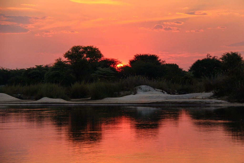 Okavango River, Mahango Game Reserve, Bwabwata National Park, Caprivi Strip, Namibia