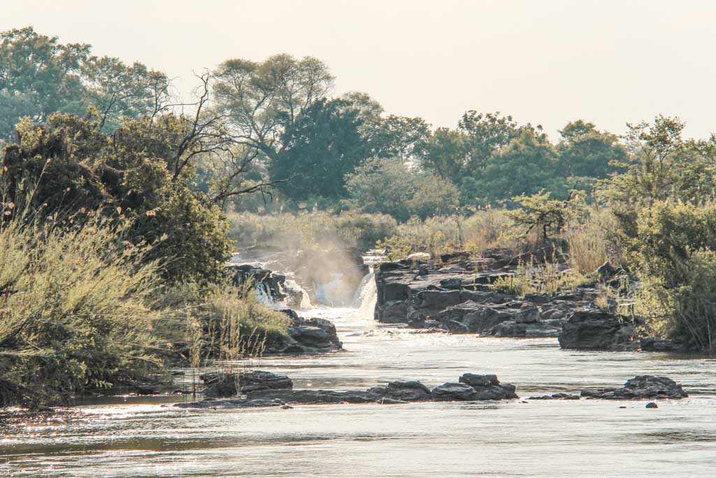 Popa Falls, Okavango River, Mahango Game Reserve, Bwabwata National Park, Caprivi Strip, Namibia