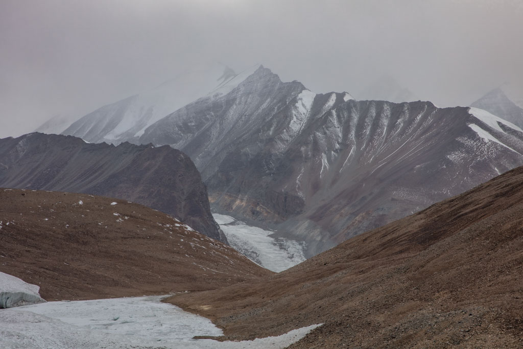 Grum Grijmailo Glacier, Khafrazdara Valley, Tajikistan