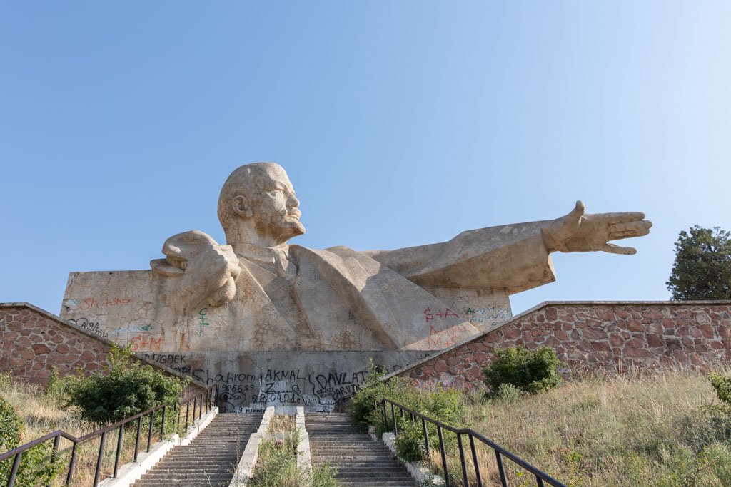Lenin Bust, Istaravshan, Tajikistan