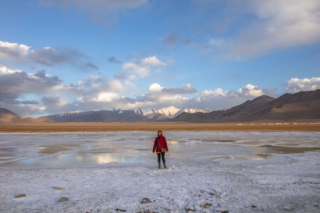 Karakul, Tajikistan, salt flat Tajikistan