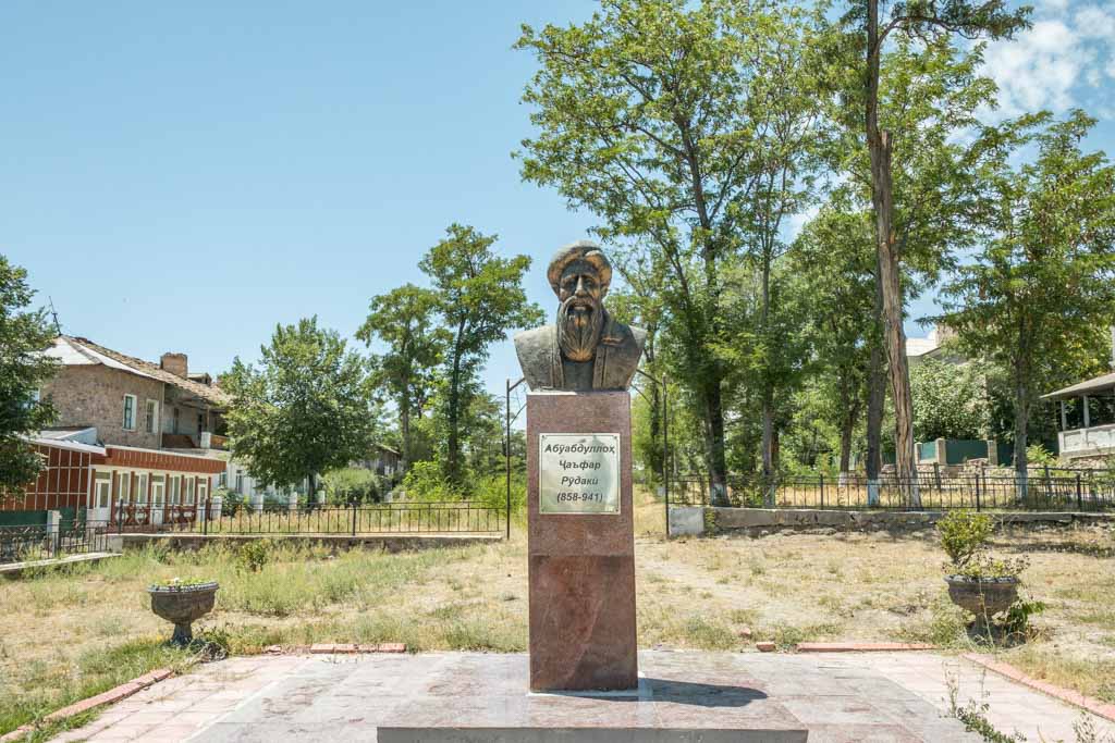 Rudaki Statue, Taboshar, Istiklol, Tajikistan