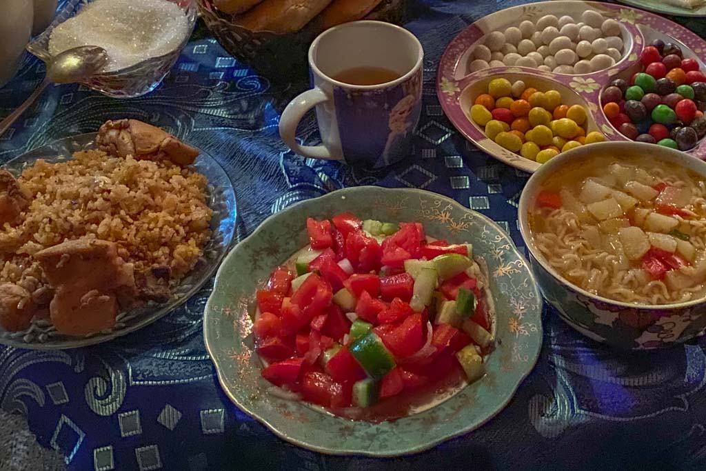 Achichuk, central asia food