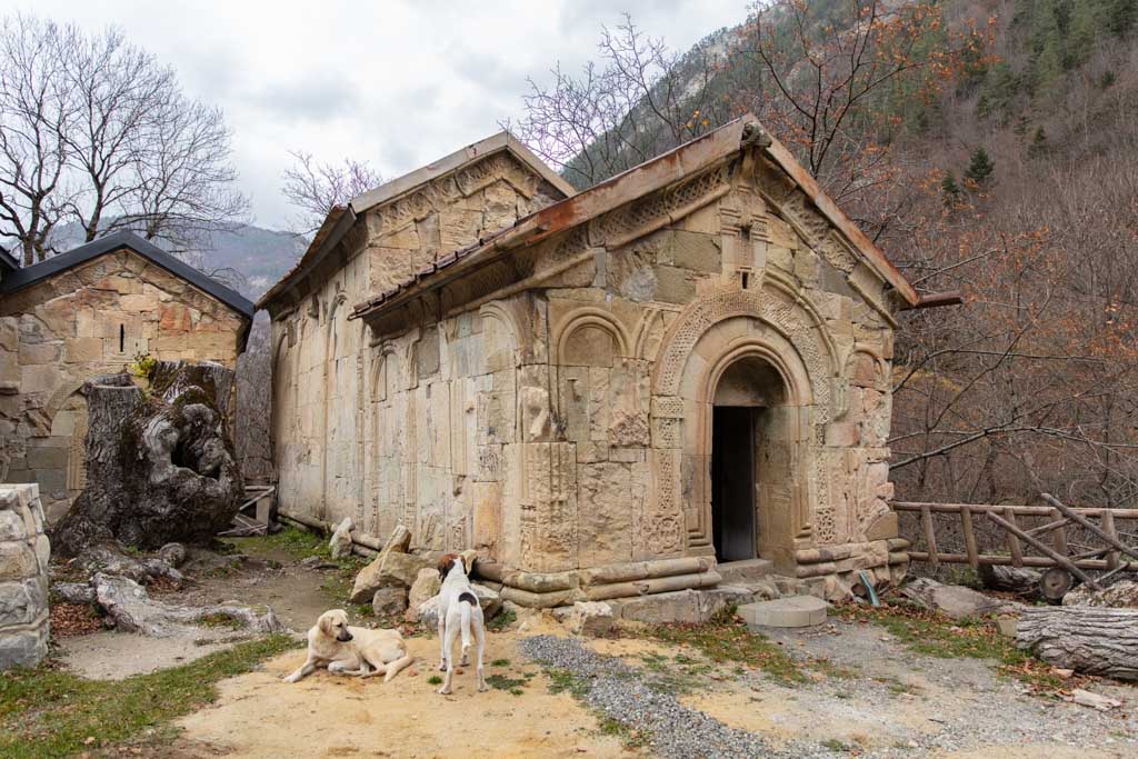 Church of St. John the Baptist and the Chapel, Rkoni Monastery, Rkoni, Shida Kartli, Georgia