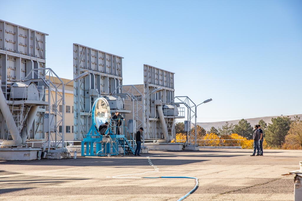 Heliostats, Solar Furnace, Institute of the Sun, Parkent, Uzbekistan