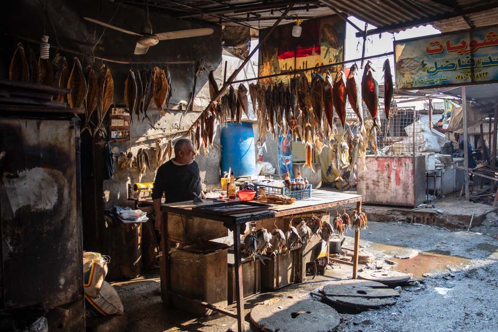 Basra fish market, Basra, Iraq