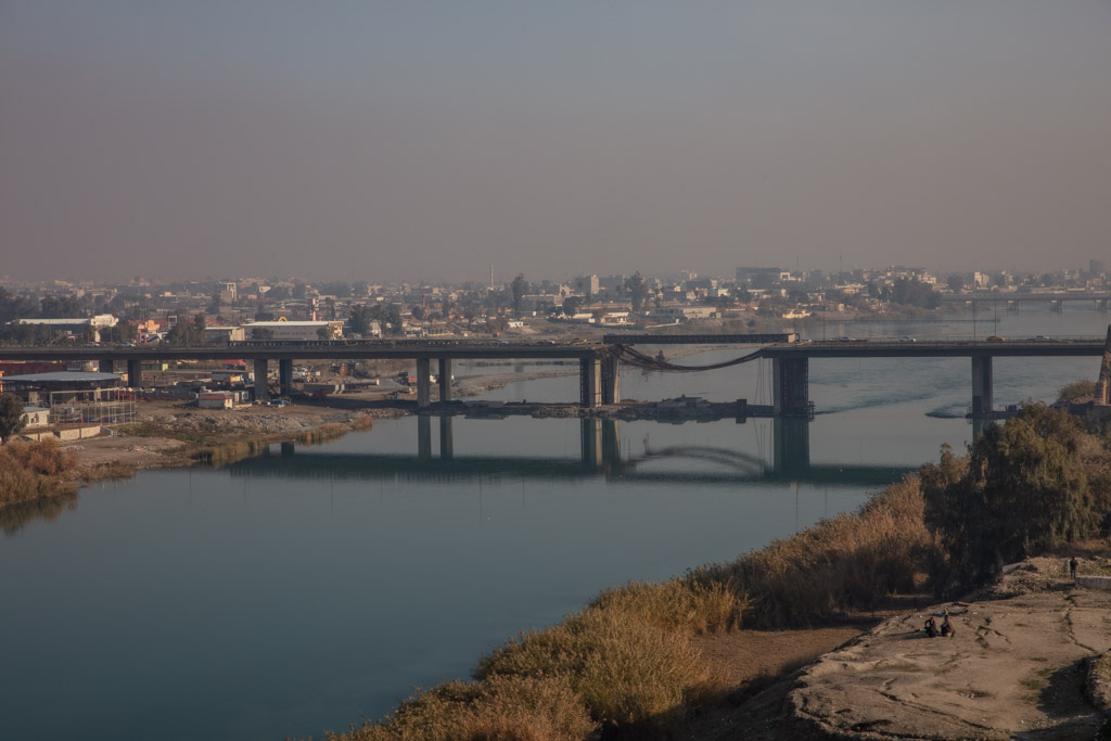 Mosul bridge, Tigris River, Mosul, Iraq