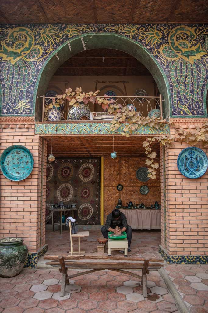 Alisher Nazirov's Ceramic Workshop, Rishtan, Uzbek Fergana Valley, Uzbekistan