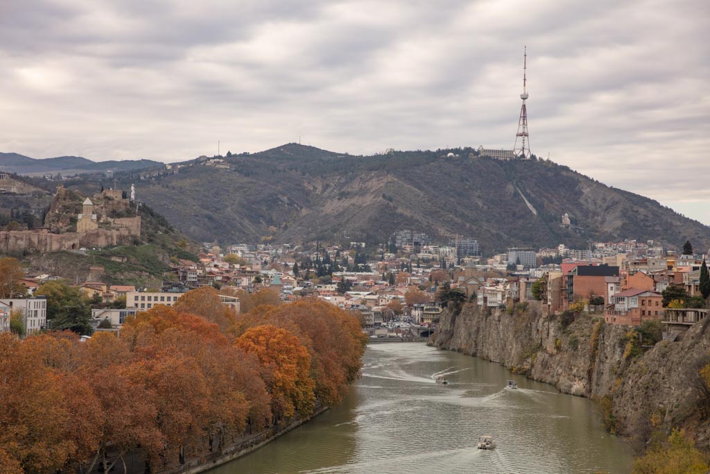 Mtkvari River, Old Tbilisi, Tbilisi, Georgia