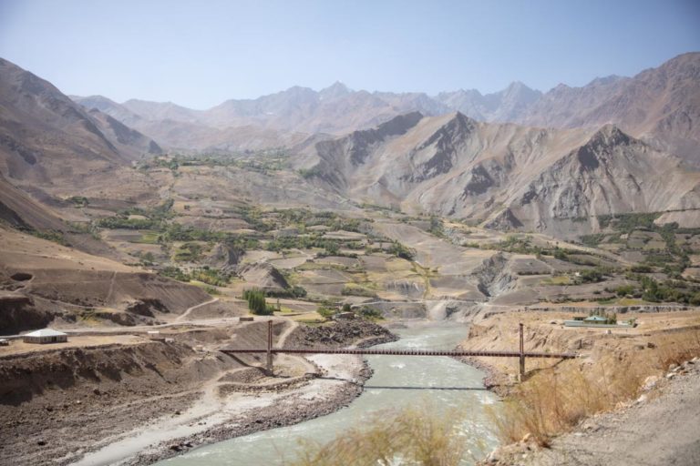 Kupruki-Vanj Border Crossing, Pamir Highway, Afghanistan-Tajikistan, Tajikistan