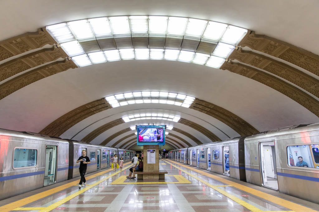 Raimbek Batyr Station, Almaty Metro, Almaty, Kazakhstan