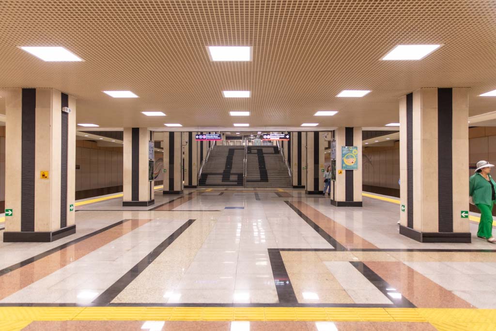 Sairan Station, Almaty Metro, Almaty, Kazakhstan, Sayran Station