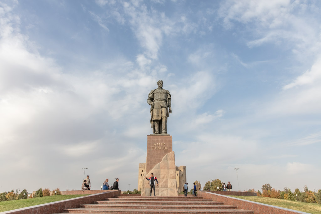 Amir Timur Statue, Shahrisabz, Uzbekistan