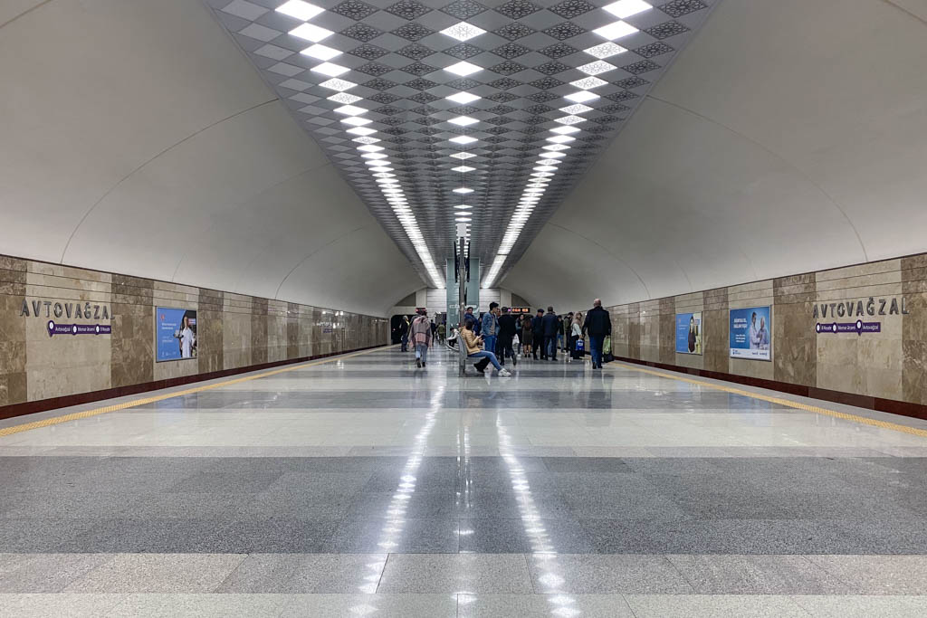 Avtovagzal Station, Baku Metro, Baku, Azerbaijan