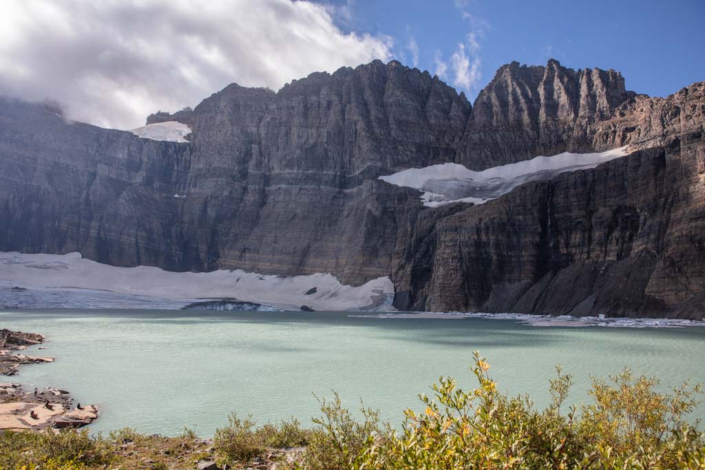 Grinnell Glacier, Upper Grinnell Lake, Grinnell Glacier Hike, Glacier National Park, Montana, USA