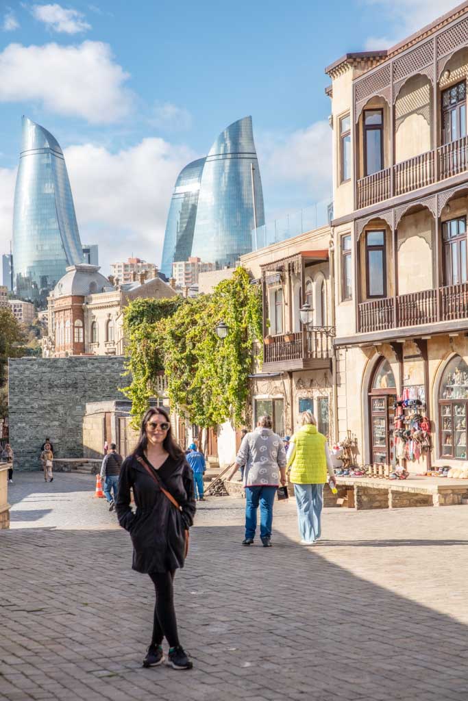 Baku Flame Towers, Icherisheher, Baku, Azerbaijan