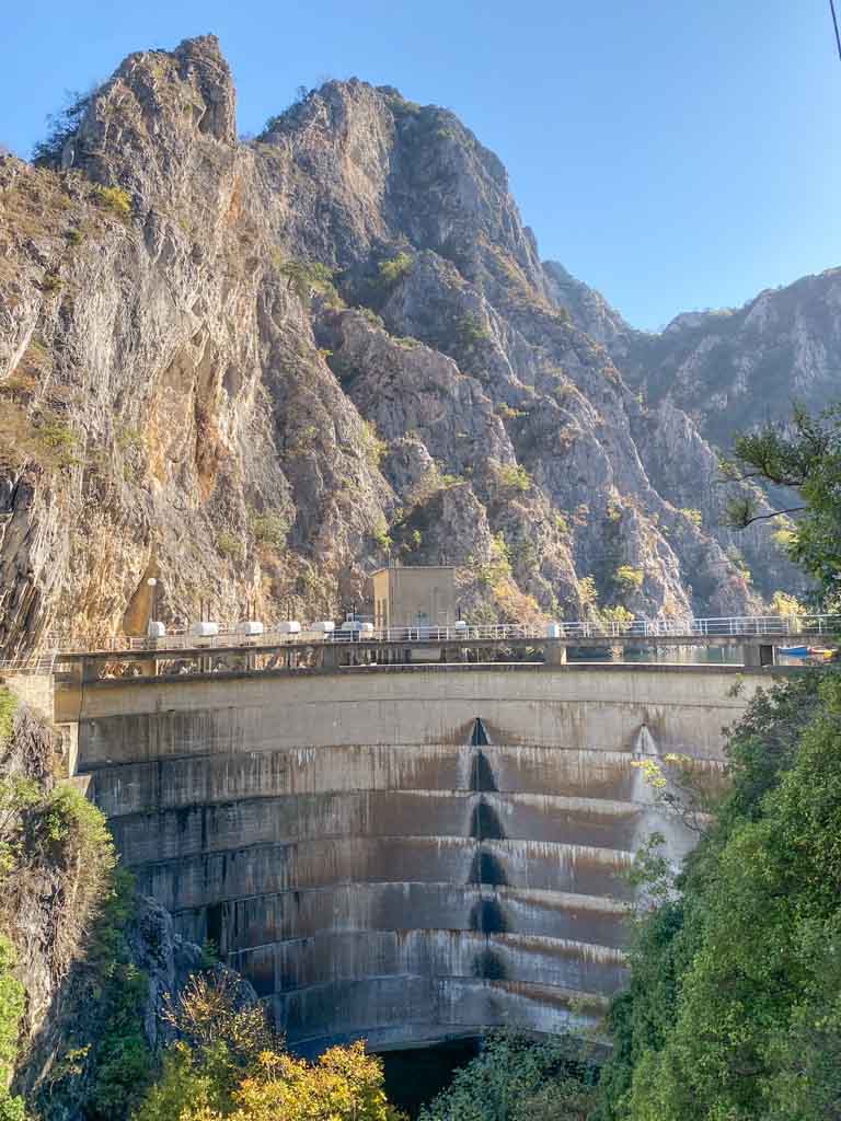 Matka Canyon Dam, Macedonia, North Macedonia, Balkans