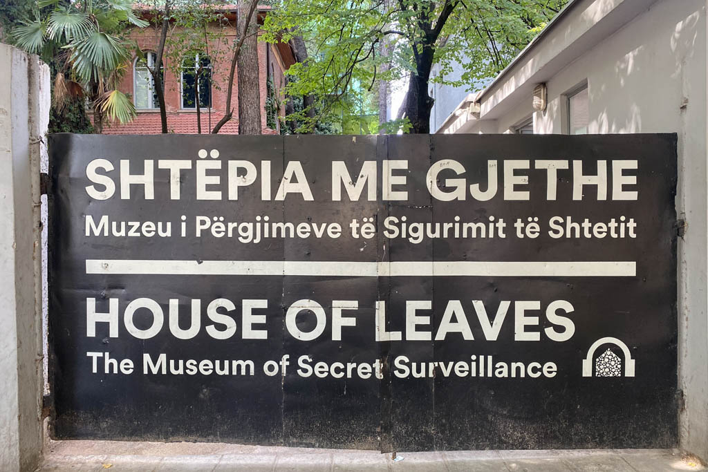 House of Leaves Museum, Museum of Secret Surveillance, Tirana, Albania