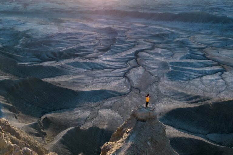 Moonscape Overlook, Skyline View, Factory Butte, Blue Valley, Utah, Adventures of Nicole