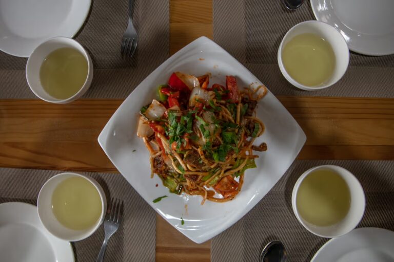 lagman, laghman, Cafe Zarina, Kyrgyzstan, Karakol, Karakol food, Karakol restaurants, Uyghur food